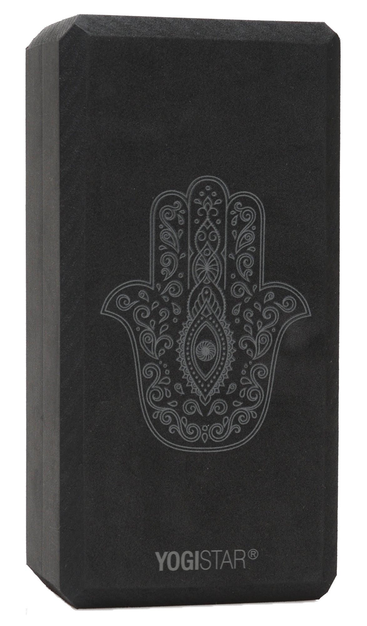 Yogablock yogiblock® basic - art collection - hand of fatima - zen black