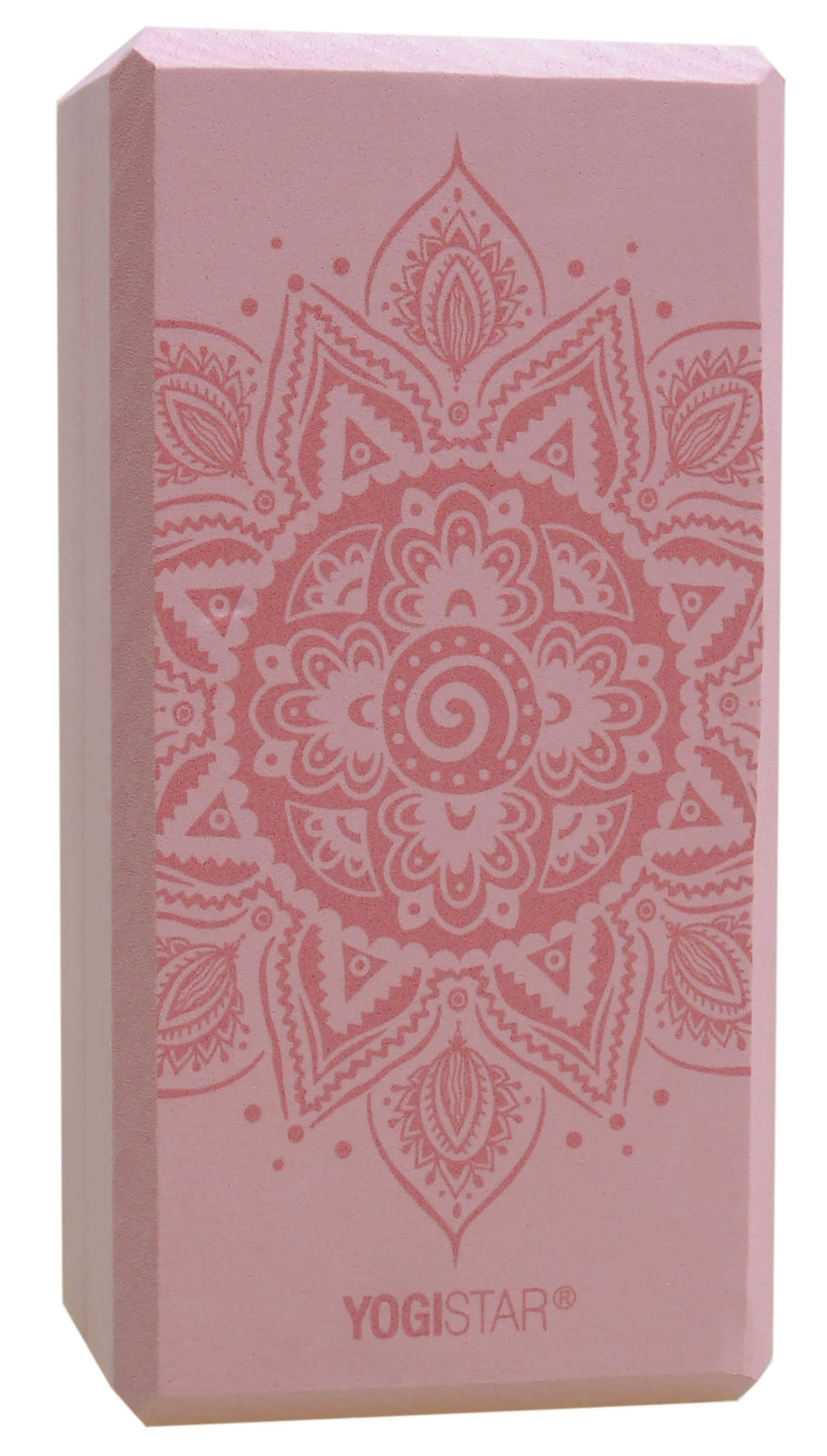 Yogablock yogiblock® basic - art collection - spiral mandala - velvet rose - YOGISHOP
