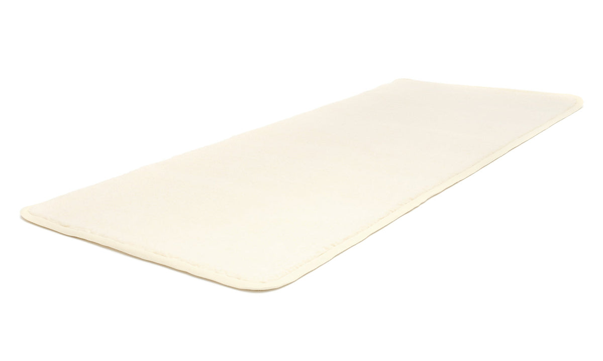 Yogamatte yogimat® natur - Schurwolle - umsäumt