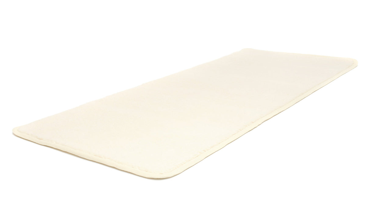 Yogamatte yogimat® natur - Schurwolle - umsäumt - YOGISHOP