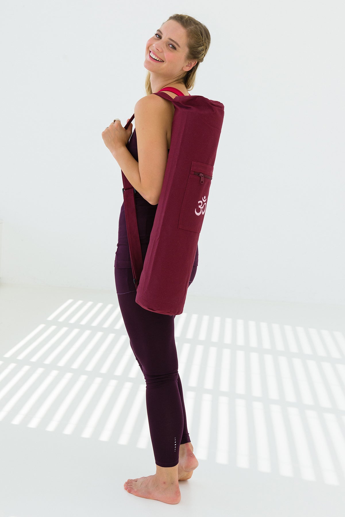 Yogatasche yogibag® basic - zip - cotton - 65 cm - OM - YOGISHOP