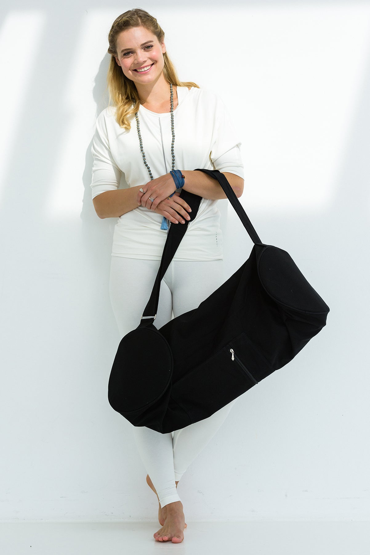 Yogatasche yogibag® basic - zip - extra big - cotton - 80 cm - YOGISHOP