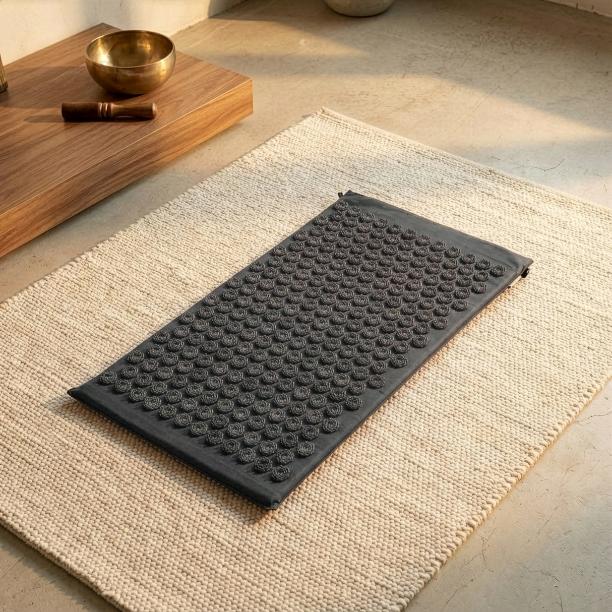 Akupressurmatte akupress relax lotus - Bio-Baumwolle - YOGISHOP