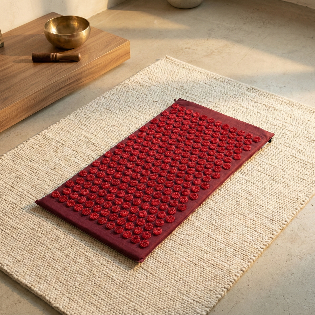 Akupressurmatte akupress relax lotus - Bio-Baumwolle - YOGISHOP