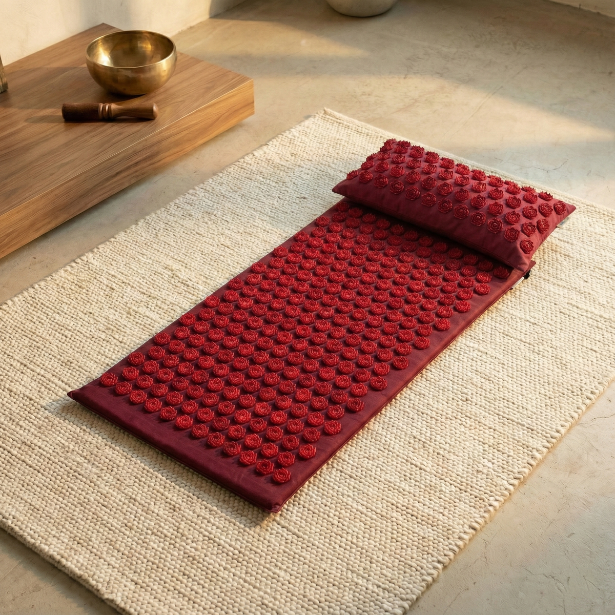 Akupressur-Set akupress relax lotus - Baumwolle