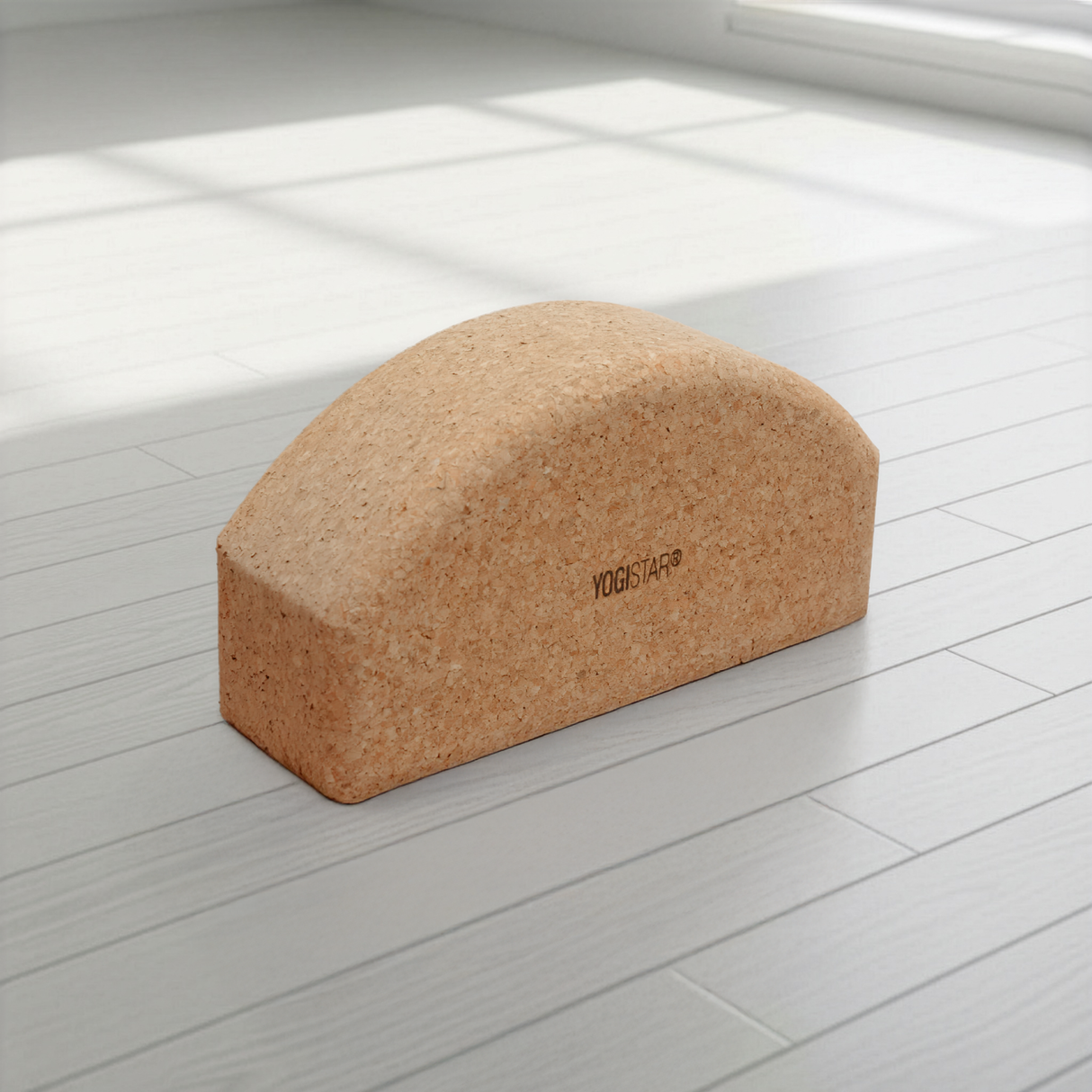 Yogablock yogiblock® halbrund - cork - AYURDEVA