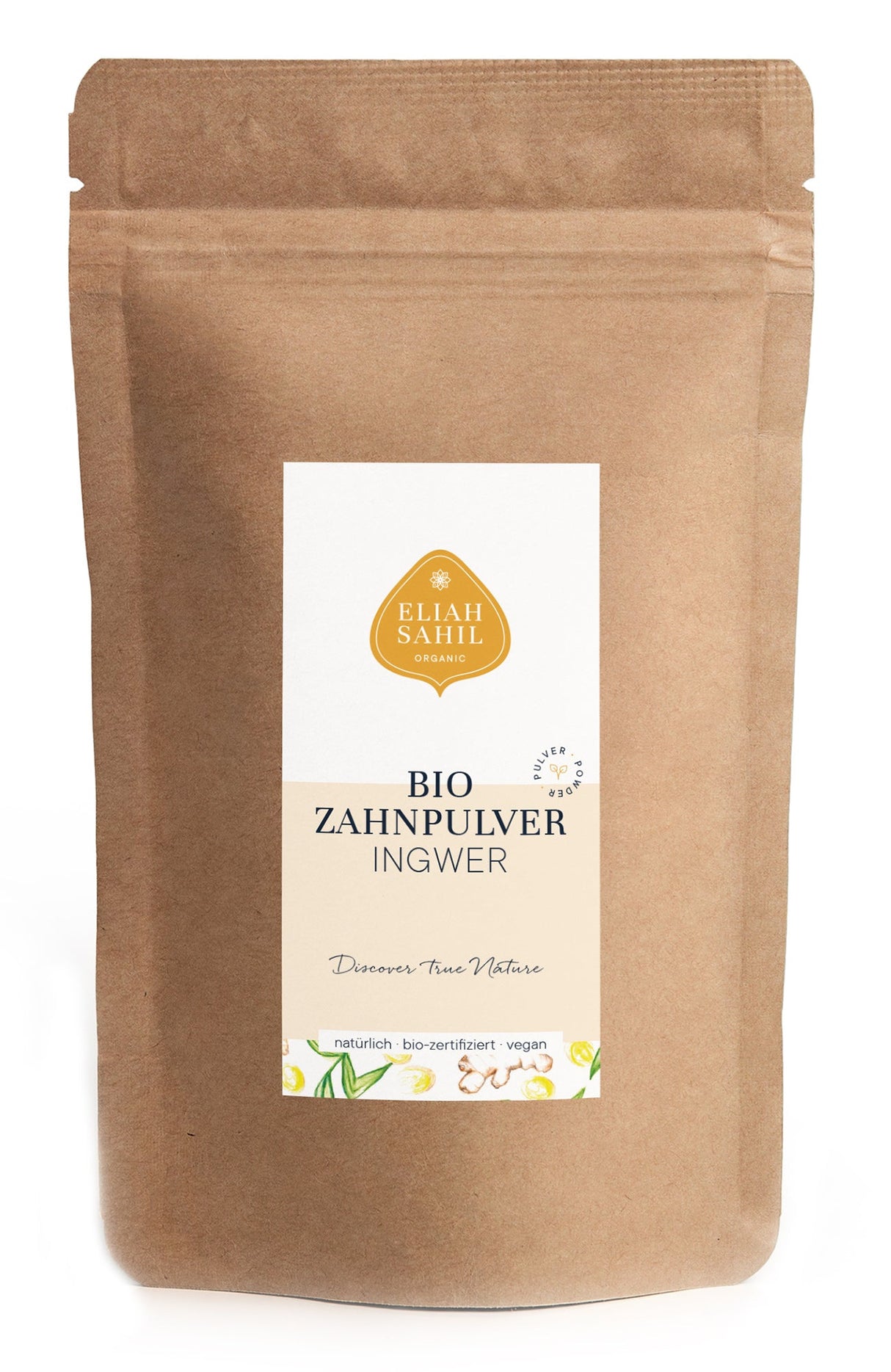 Bio Zahnpulver - Ingwer refill, 200 g - YOGISHOP