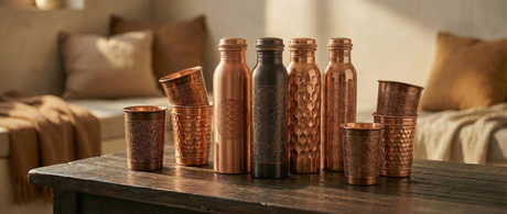 Kupferbecher & Kupferflaschen - AYURDEVA