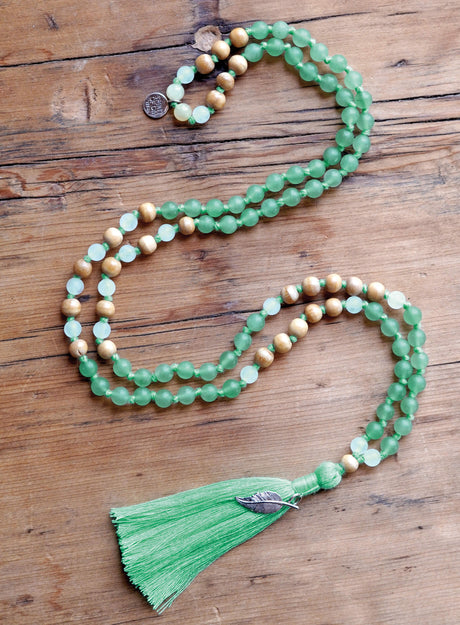 Mala Aventurin (Länge: ca. 50  cm) - YOGISHOP