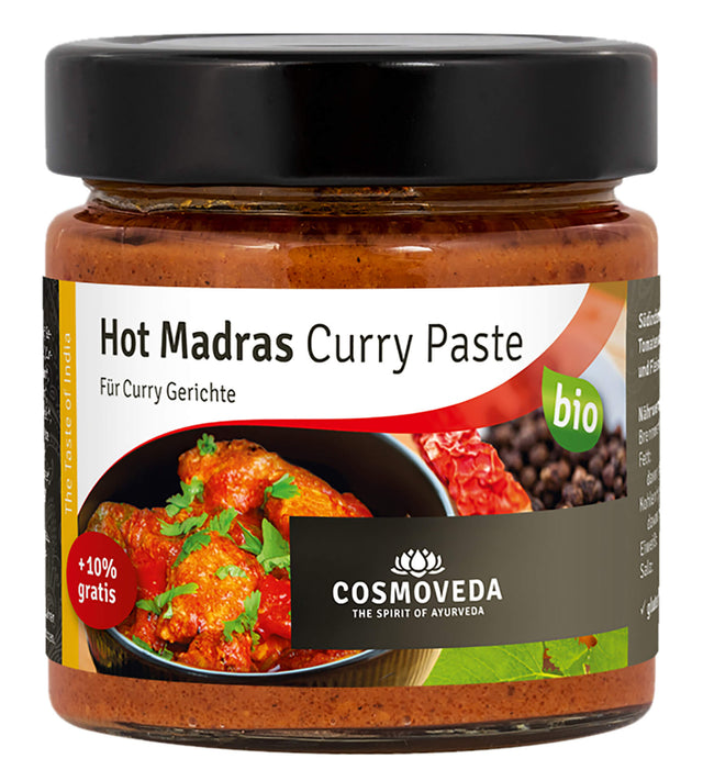 Bio Hot Madras Curry Paste, 175 g