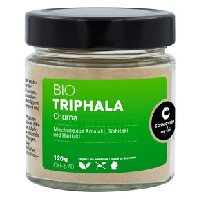 Bio Triphala Churna (Dreifrucht-Pulver), 120 g