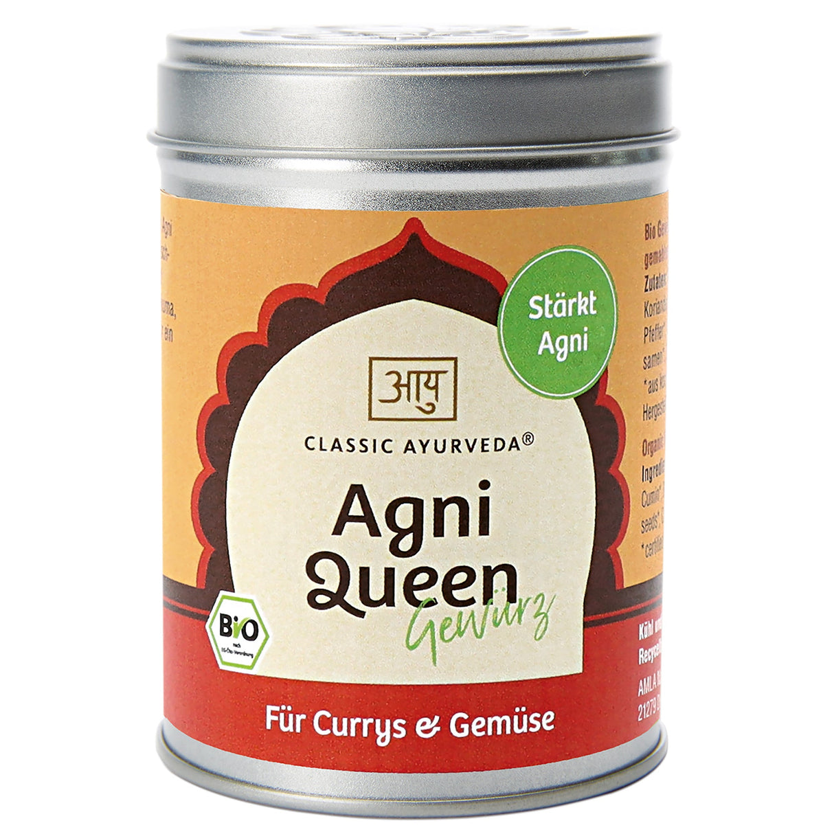Bio Agni Queen Gewürzmischung, 80 g