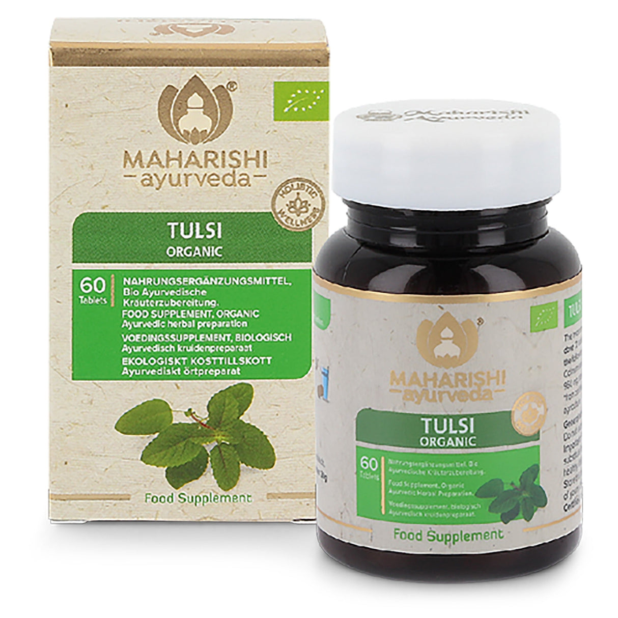 Bio Tulsi, 30 g (60 Tabletten) - YOGISHOP