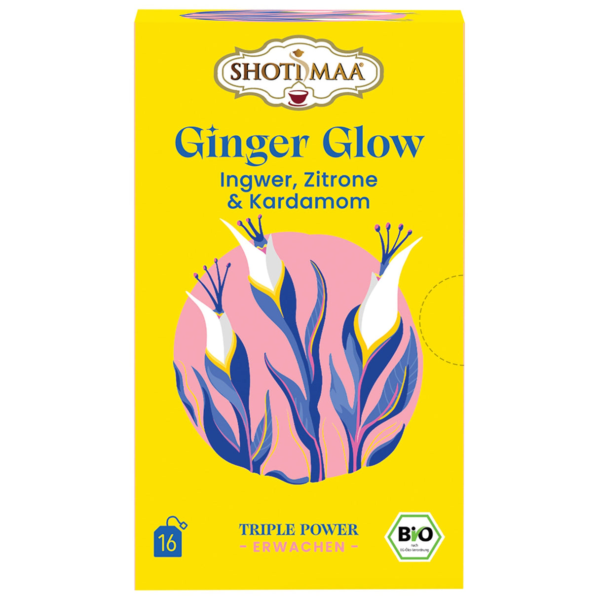 Bio Ginger Glow Tee - Ingwer Zitrone & Kardamom, 32 g - AYURDEVA