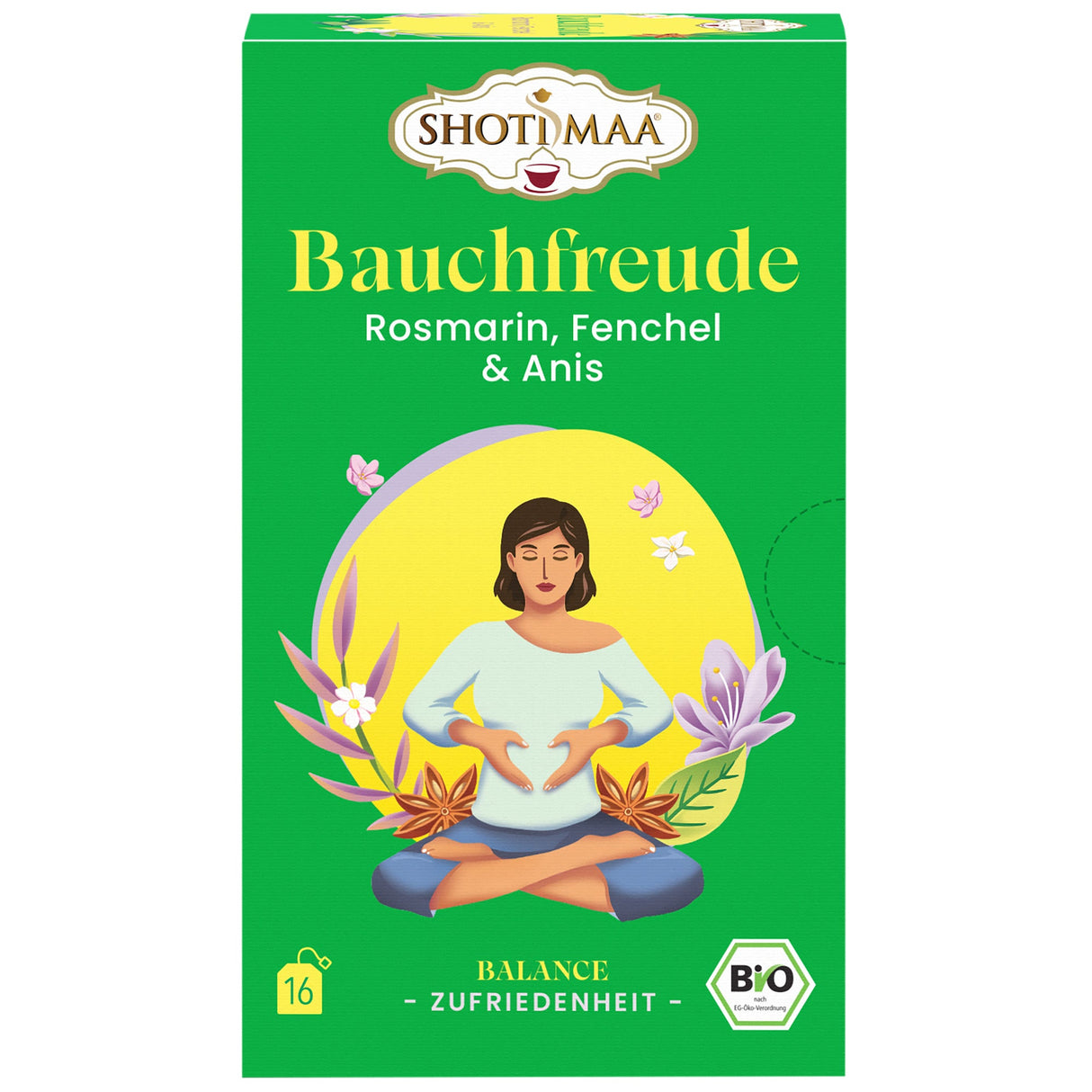 Bio Bauchfreude Tee - Rosmarin Fenchel Anis, 32 g