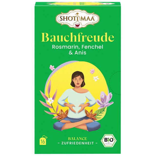 Bio Bauchfreude Tee - Rosmarin Fenchel Anis, 32 g - YOGISHOP