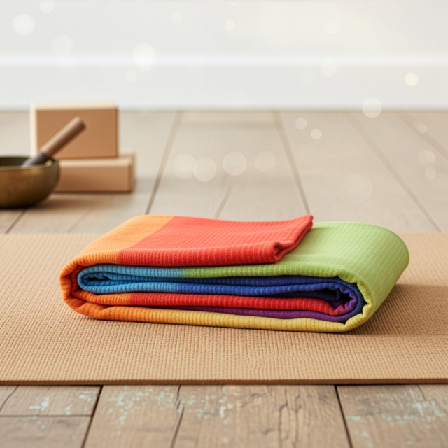 Baumwolldecke Chakra - bunt - AYURDEVA