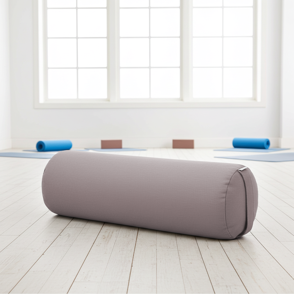 Yoga-Bolster yin - rund - Samtosha - organic cotton - YOGISHOP