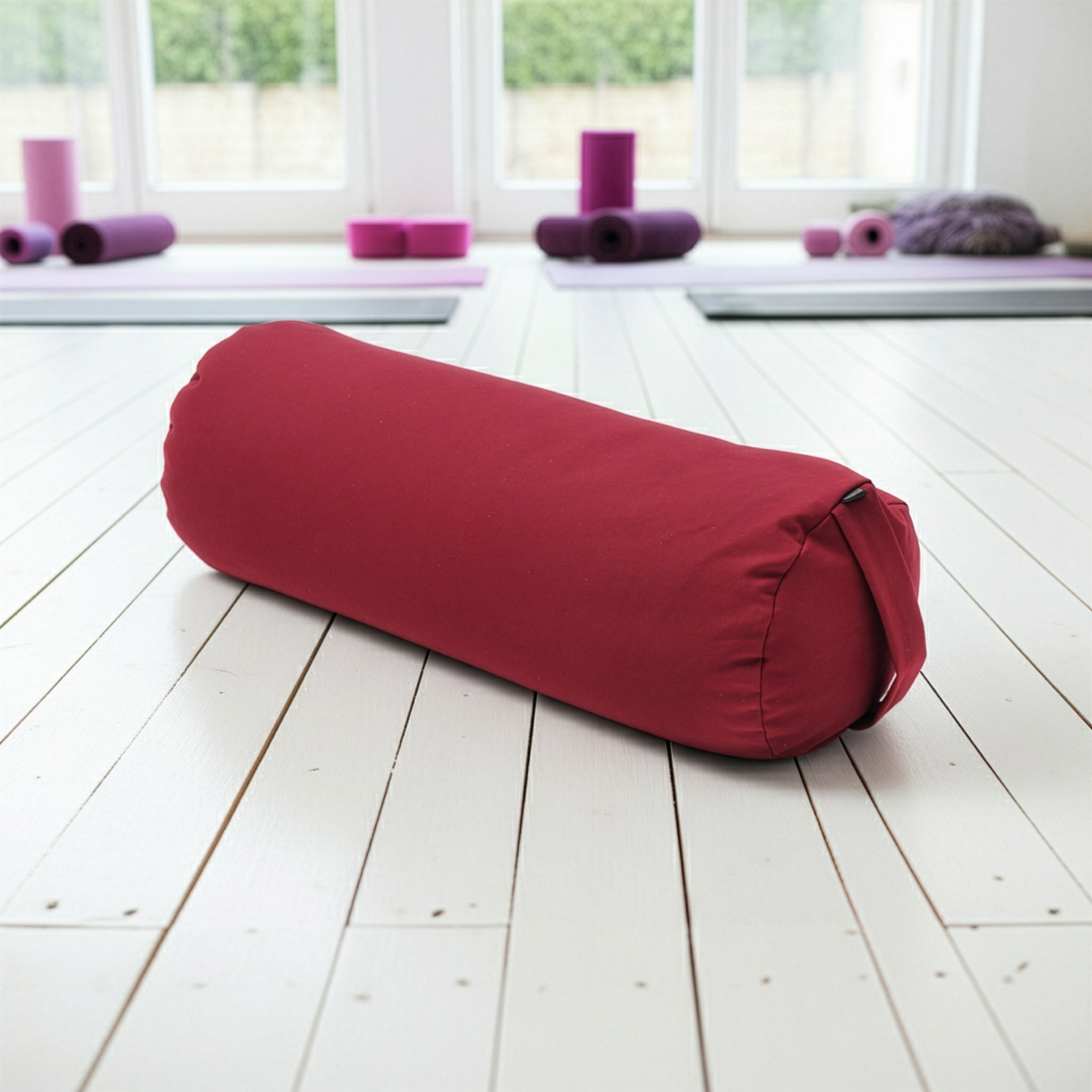 Yoga-Bolster yin - standard - rund - AYURDEVA