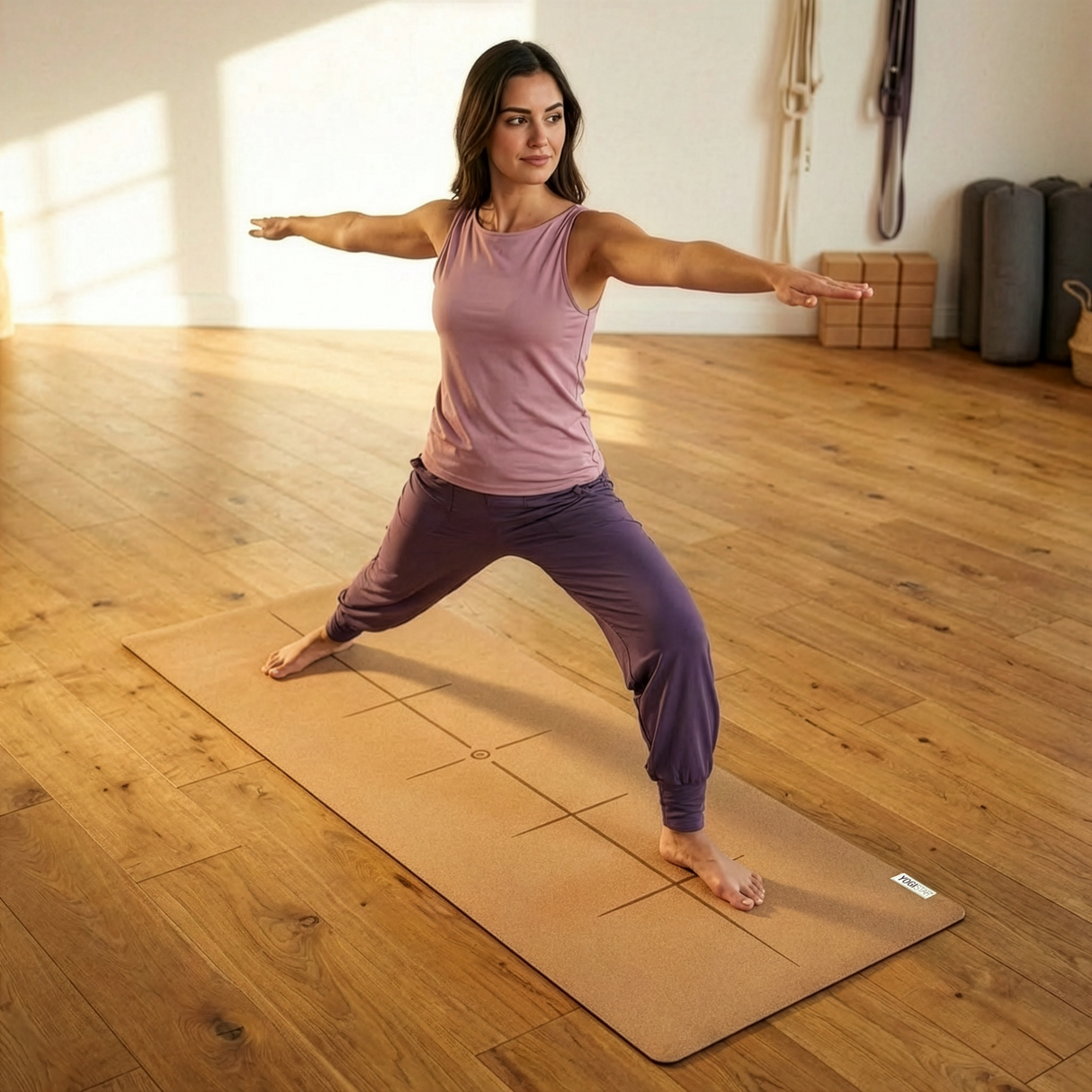 Yogamatte yogimat® cork nature - art collection - AYURDEVA