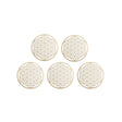 Wandschmuck "Blume des Lebens", Holz 6 cm - 5er Set