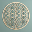 Blume des Lebens Wandschmuck aus Holz - YOGISHOP
