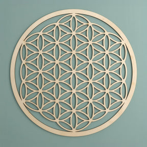 Blume des Lebens Wandschmuck aus Holz - YOGISHOP