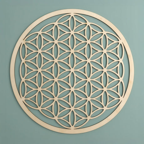 Blume des Lebens Wandschmuck aus Holz - YOGISHOP