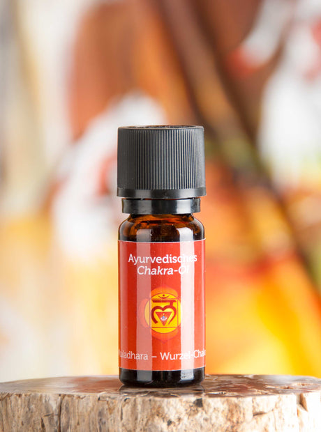 Ayurvedisches Chakraöl Muladhara - Wurzel-Chakra, 10 ml