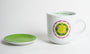 Chakra-Tasse aus Porzellan mit Unterteller - YOGISHOP
