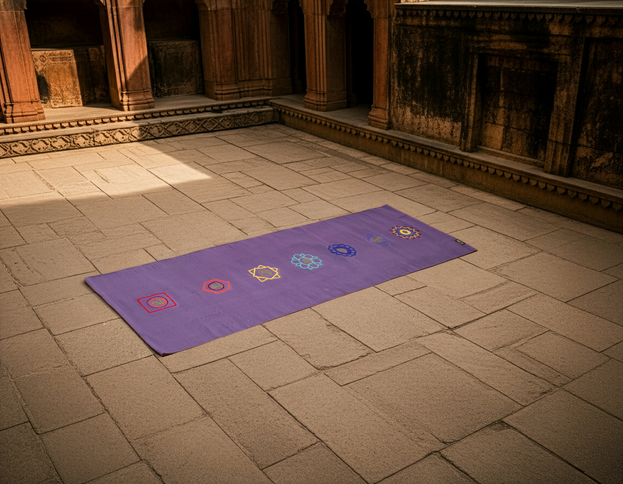 Yogateppich cotton rug - chakra - AYURDEVA