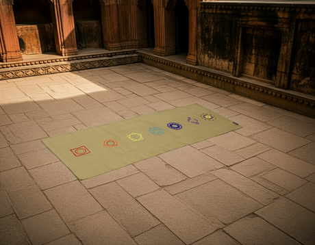 Yogateppich cotton rug - chakra - AYURDEVA