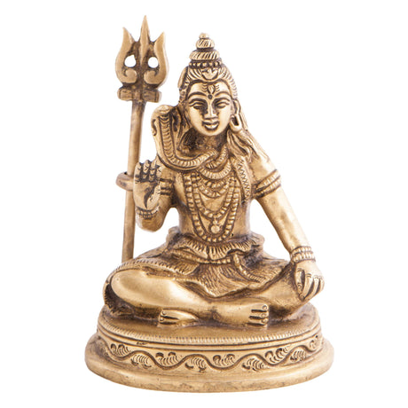 Shiva Figur aus Messing, 10 cm