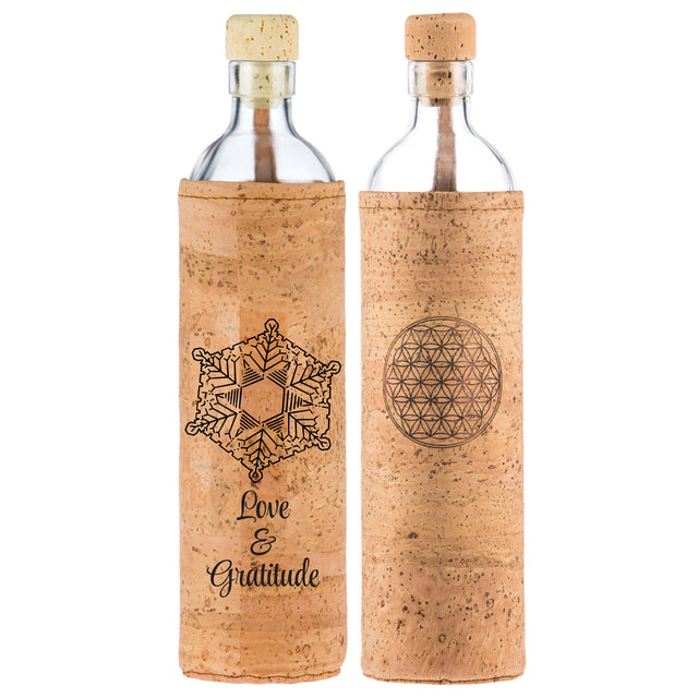 Flaska Trinkflasche SPIRITUAL Kork 0,75 l - YOGISHOP