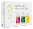 Handseifen-Geschenkset Calendula - Rosmarin - Rose, 3 x 110 ml - YOGISHOP