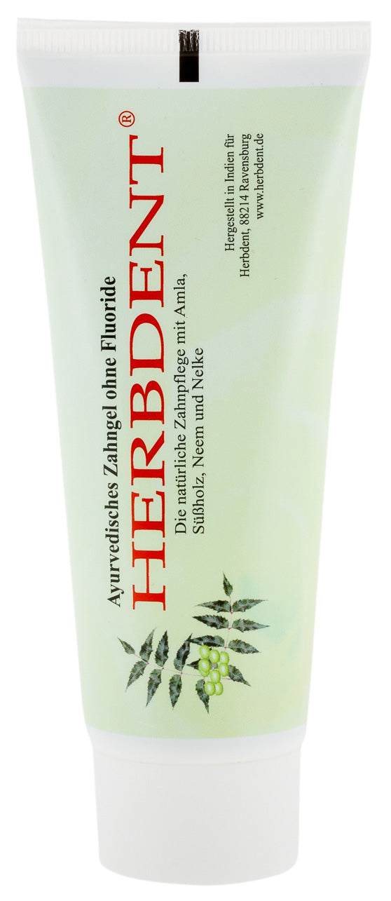 Herbdent, Ayurvedisches Zahngel ohne Fluoride, 80 ml - YOGISHOP