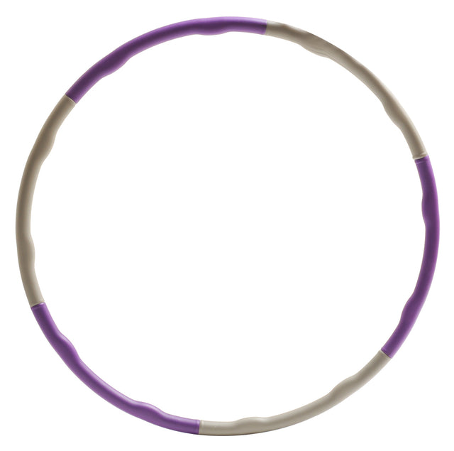 Hula-Reifen wave - violet/grey - steckbar