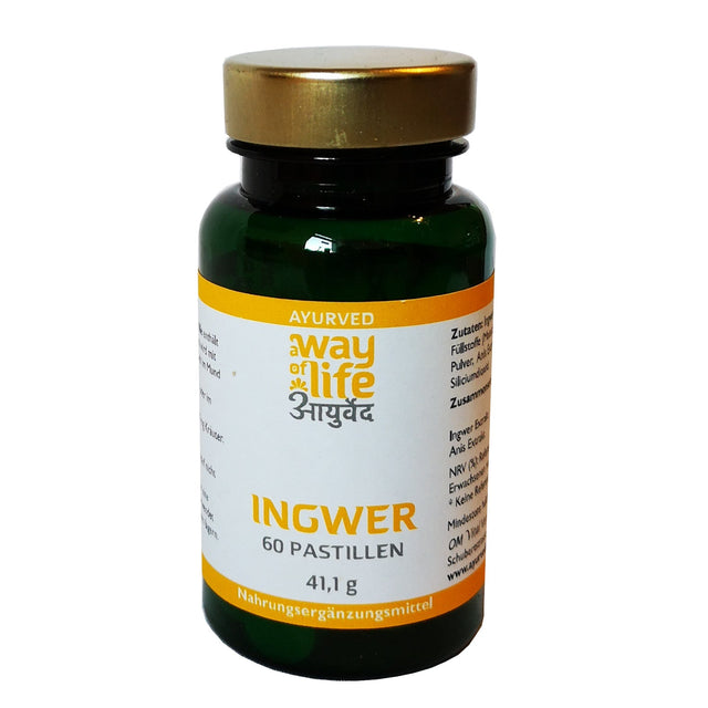 Ingwer-Pastillen (konv. Anbau), 41,1 g - YOGISHOP