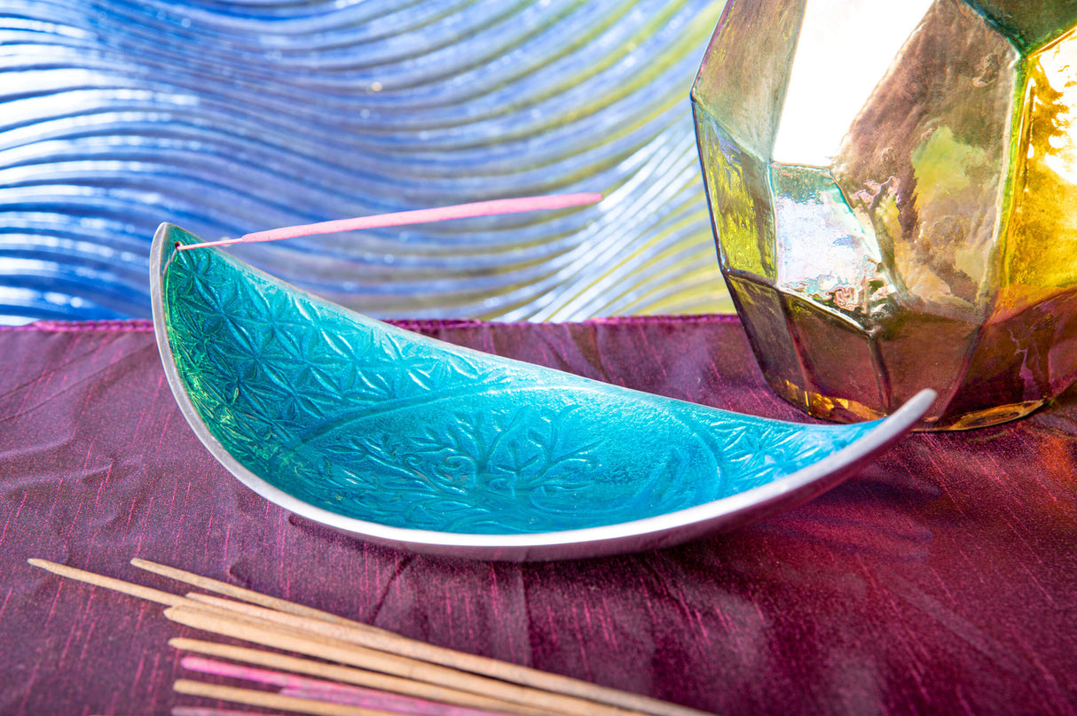 Großer Schiffchenhalter aus Aluminium - Yggdrasil - AYURDEVA