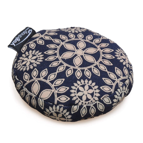 Klangschalenkissen rund - vintage - organic cotton, Ø 10 cm - AYURDEVA