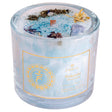 Chakra Kerze Halschakra, H: 9 cm, ø 10 cm - YOGISHOP