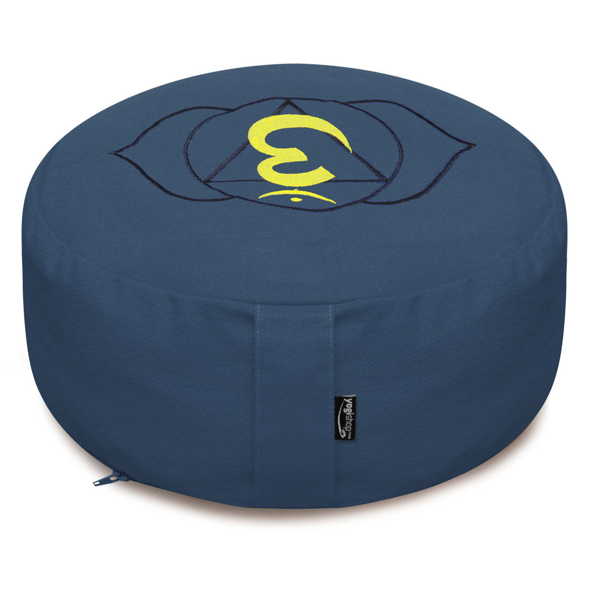 Meditationskissen - rund - Chakras - organic cotton - ø 36cm x 15cm - YOGISHOP