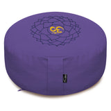 Meditationskissen - rund - Chakras - organic cotton - ø 36cm x 15cm - YOGISHOP