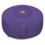 Meditationskissen - rund - Chakras - organic cotton - ø 36cm x 15cm - YOGISHOP