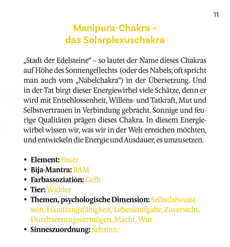 Mini-Heft "Die 7 Chakras" - YOGISHOP