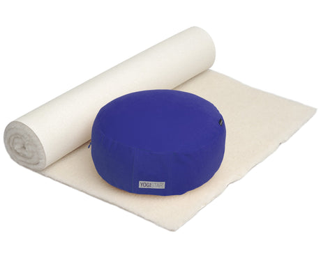 Yoga-Set Comfort Edition - Meditation natur 100 x 200 cm - YOGISHOP
