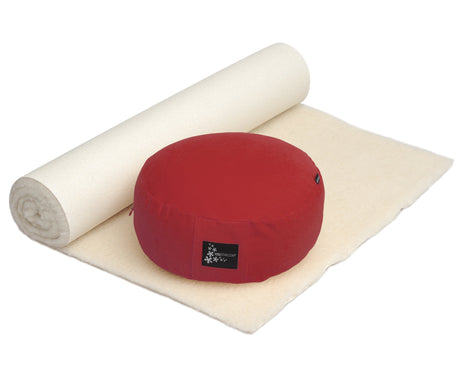 Yoga-Set Comfort Edition - Meditation natur 75 x 200 cm - YOGISHOP