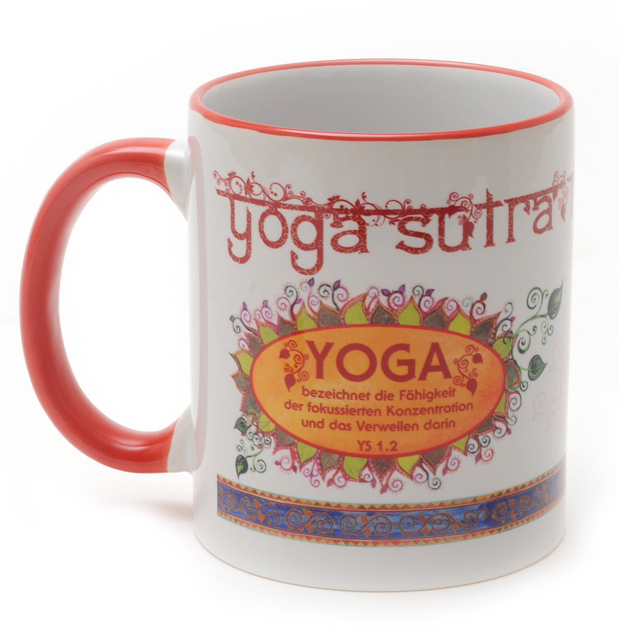Tasse mit Yoga-Sutra-Motiv - YOGISHOP