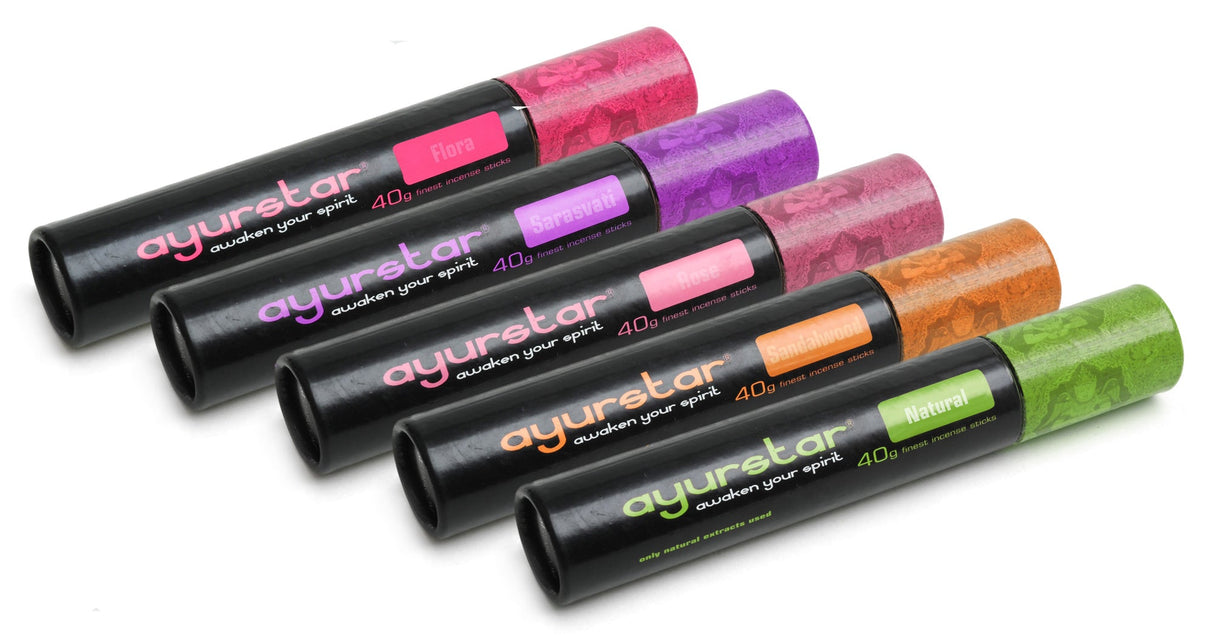 Räucherstäbchen-Set mega, 5x40g - YOGISHOP