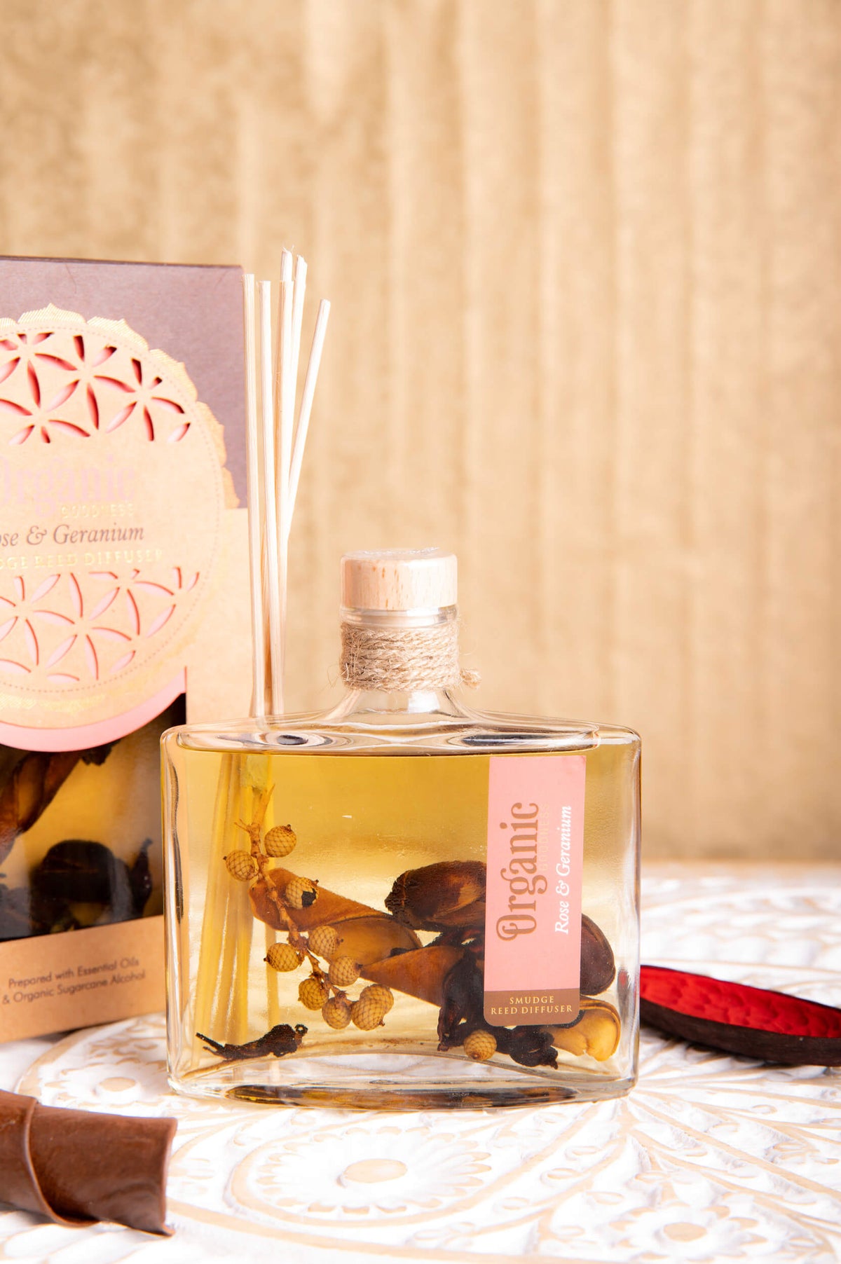 Raumduft Organic - Rose und Geranie, 150 ml